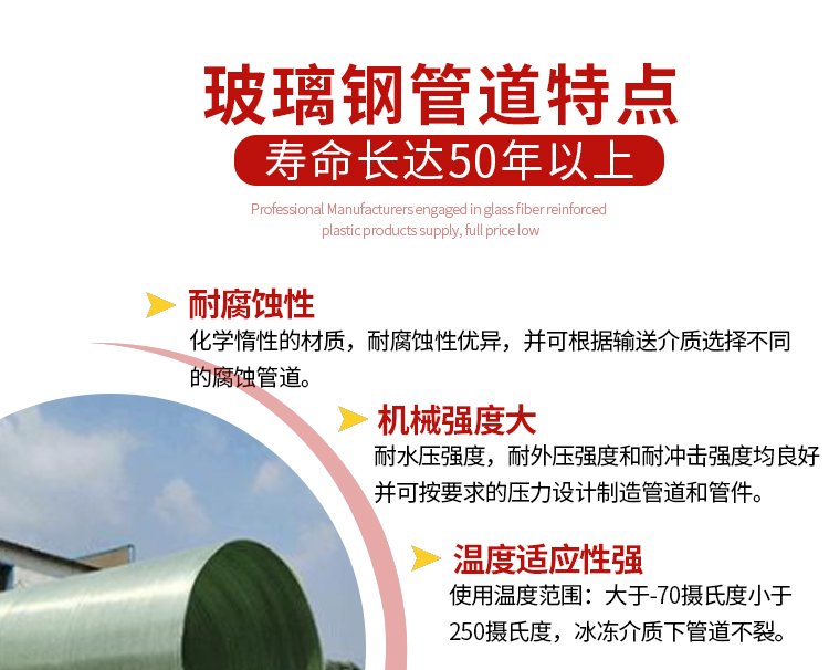 玻璃钢管道防腐 玻璃钢管道防腐